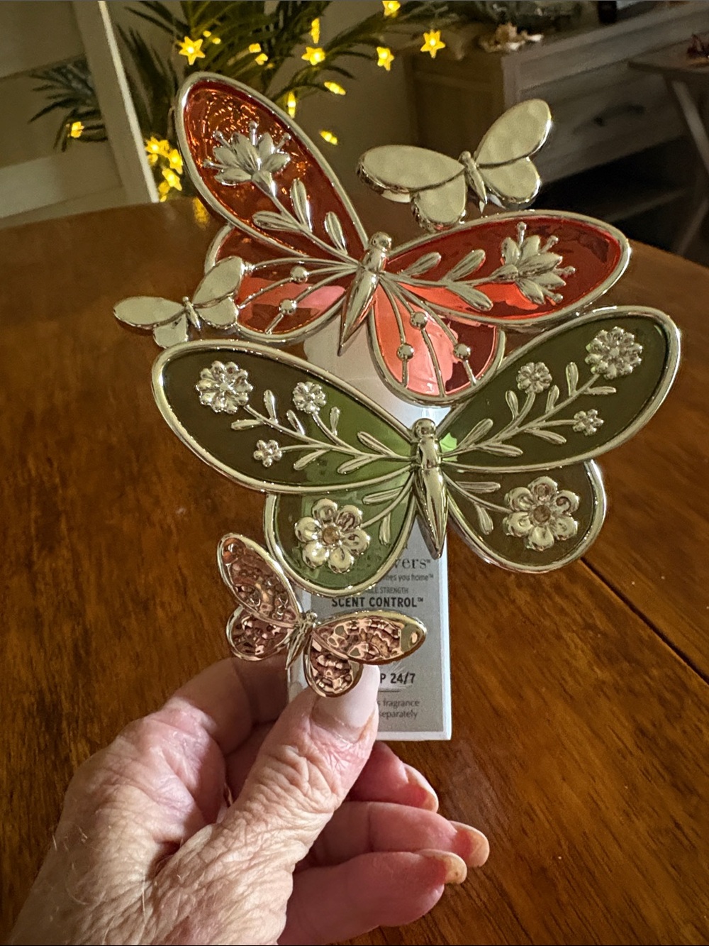 Nwt Beautiful Vintage Butterflies with flower design 
Light Up Wallflower